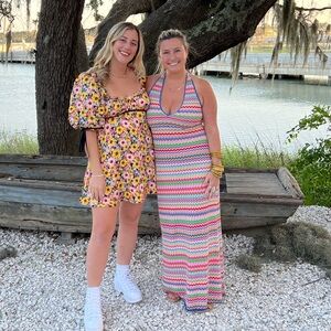 Show Me Your Mumu Kate Halter Dress Medium